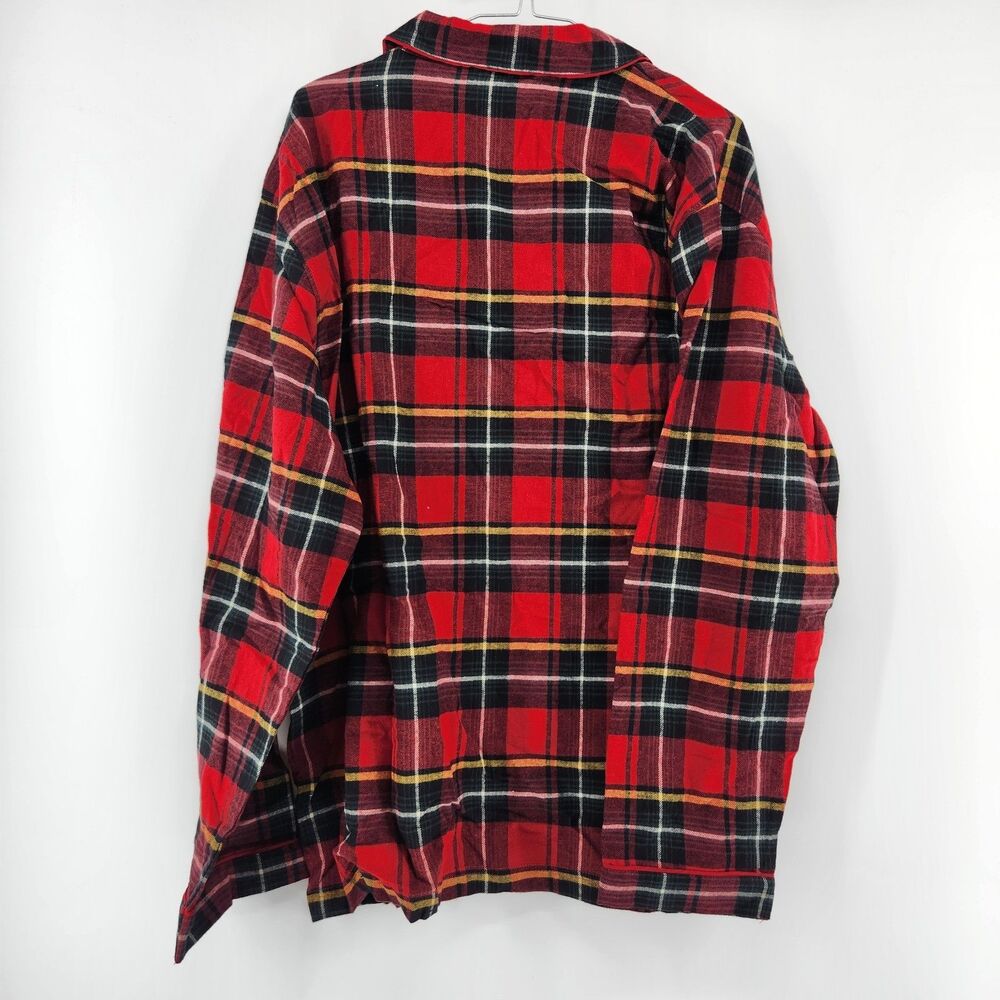 NWT SKIMS‎ Medium Brick Red Holiday Plaid Flannel Pajama Set NWT - Picture 10 of 16